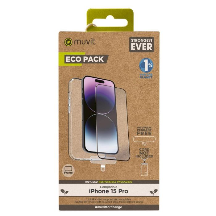 Protection pour téléphone portable Muvit iPhone 15 Pro iPhone 15 iPhone 15 Pro 2