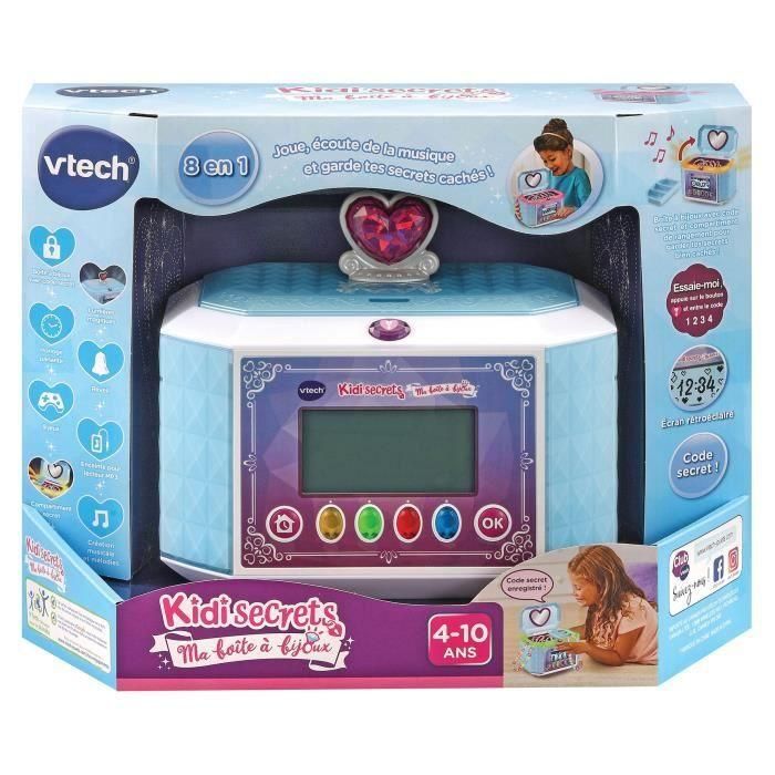Boîte a Bijoux - VTECH - Kidisecrets - Multicolore - Écran Rétroéclairé - 4 ans et plus 2 Boîte a Bijoux - VTECH - Kidisecrets - Multicolore - Écran Rétroéclairé - 4 ans et plus 2