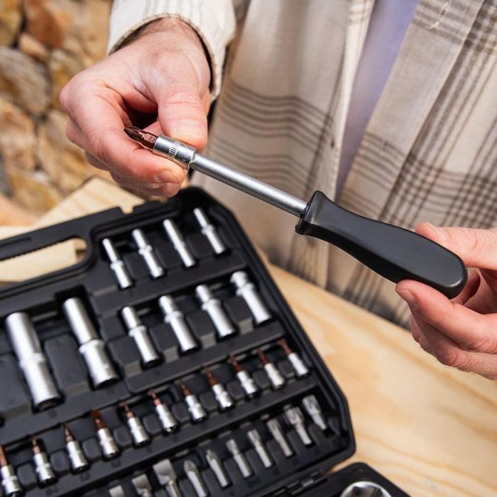 Boîte à outils Cecotec KRK 4200 Acier Acier au chrome vanadium 108 Pièces 3 Boîte à outils Cecotec KRK 4200 Acier Acier au chrome vanadium 108 Pièces 3