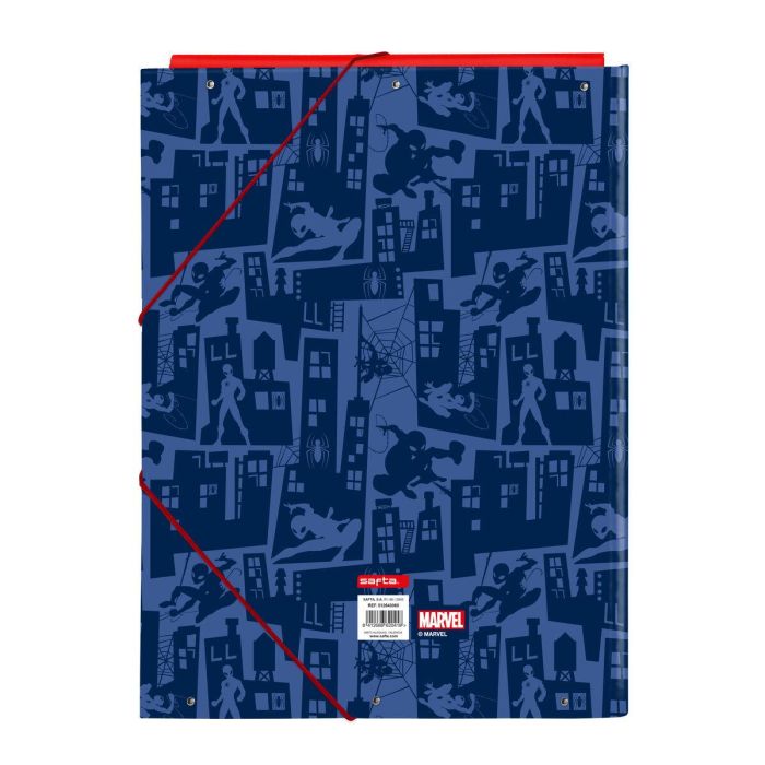 Reliure à anneaux Spider-Man Bleu A4 26 x 33.5 x 2.5 cm 1