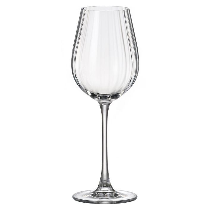 verre de vin Bohemia Crystal Optic Transparent 400 ml 6 Unités 1 verre de vin Bohemia Crystal Optic Transparent 400 ml 6 Unités 1