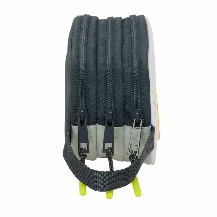 Trousse Fourre-Tout Triple Real Madrid C.F. Blanc 4 Trousse Fourre-Tout Triple Real Madrid C.F. Blanc 4