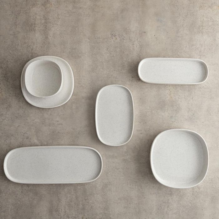 Bandeja Porcelana Alumina Elite Bidasoa 22x8x25 cm (8 Unidades) 2