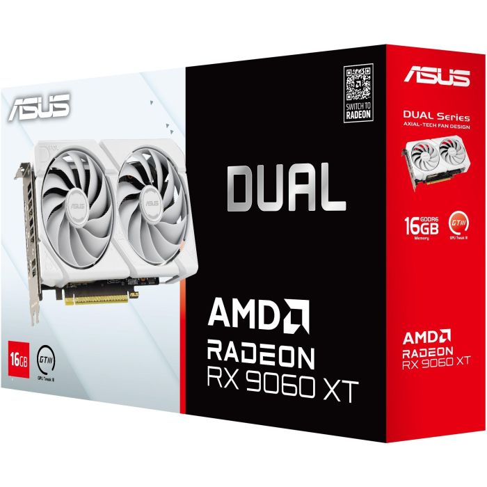 RX 9060 XT 16GB Asus DUAL GDDR6 white 7