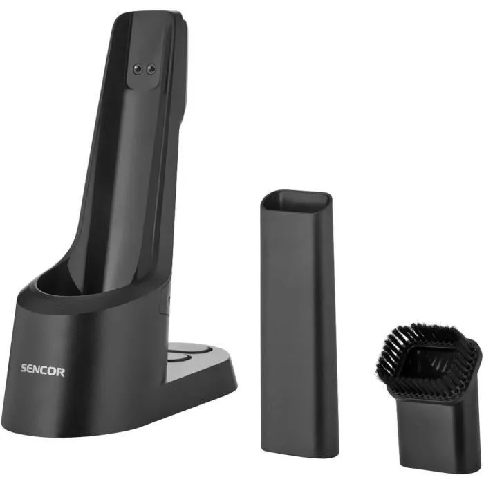 Sencor SVC 308BK - Aspirateur main sans fil léger 0.5kg, 80 W, 20 min autonomie, filtration HEPA, sans sac pour nettoyage rapide