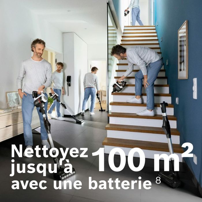 Aspirateur balai BOSCH BBS711W Blanc Noir 11