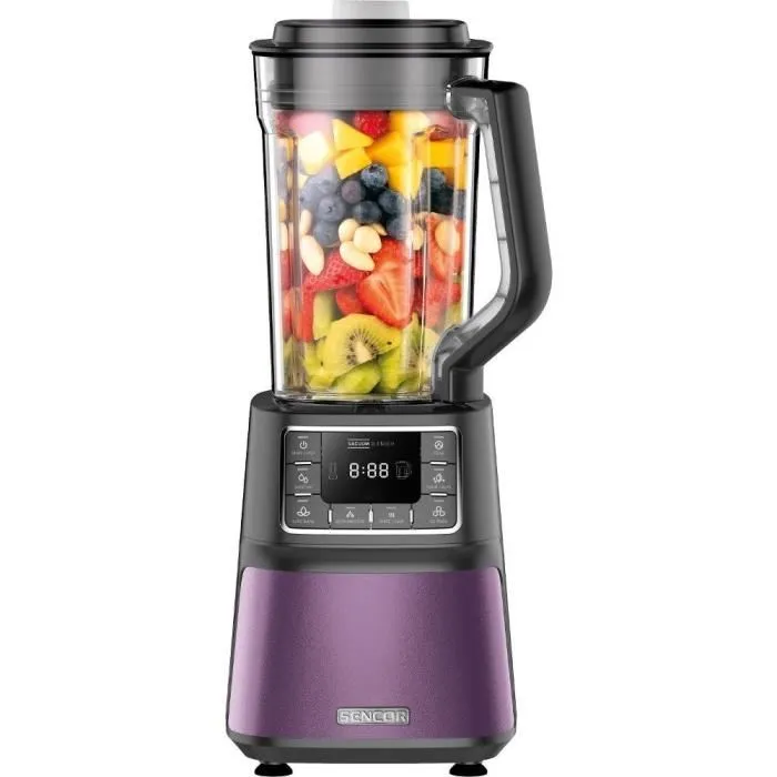 Sencor SBU 7873VT - Blender Sous Vide Super Blender, 8 Lames Titan, 1500W, 28000 tr/min, 1.5L, Programmes Prédéfinis Sencor SBU 7873VT - Blender Sous Vide Super Blender, 8 Lames Titan, 1500W, 28000 tr/min, 1.5L, Programmes Prédéfinis