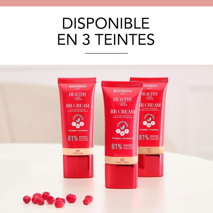 Base de Maquillage Crémeuse Bourjois HEALTHY MIX 30 ml 3