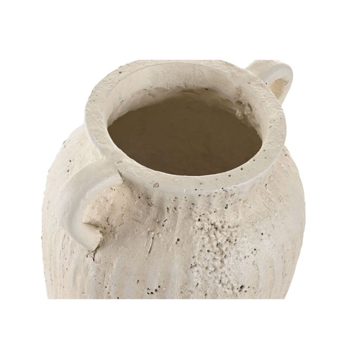 Vase Home ESPRIT Blanc Magnésium 23,5 x 21,5 x 37,5 cm 2 Vase Home ESPRIT Blanc Magnésium 23,5 x 21,5 x 37,5 cm 2