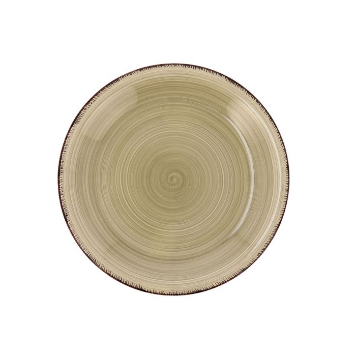 Assiette à dessert Quid Natura Vita Céramique Vert (19 cm) (12 Unités) 2