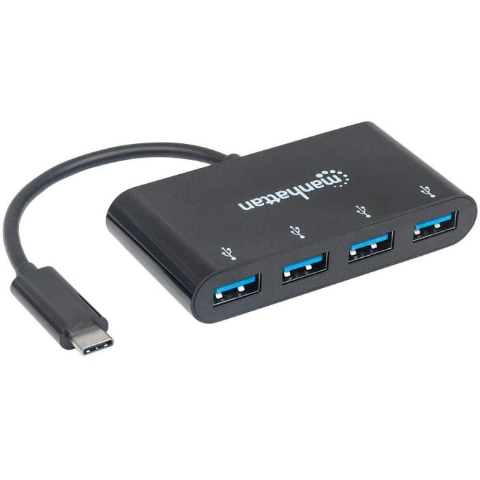 MANHATTAN USB 3.1 Gen1 TypC-Hub 4 USB A-Ports Strom über USB 1