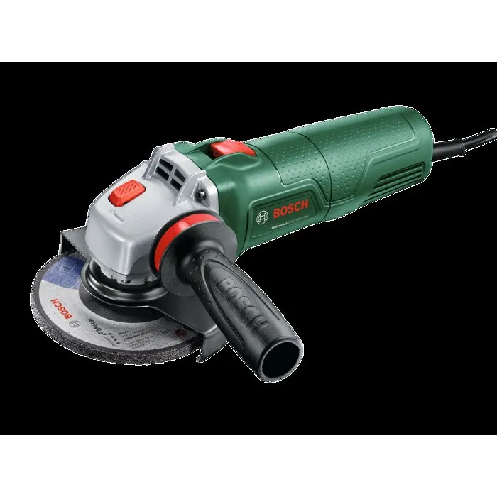 Bosch UniversalGrind 850-125 Meuleuse d'angle filaire 850 W 125 mm avec 3 disques inclus pour métal, pierre, béton