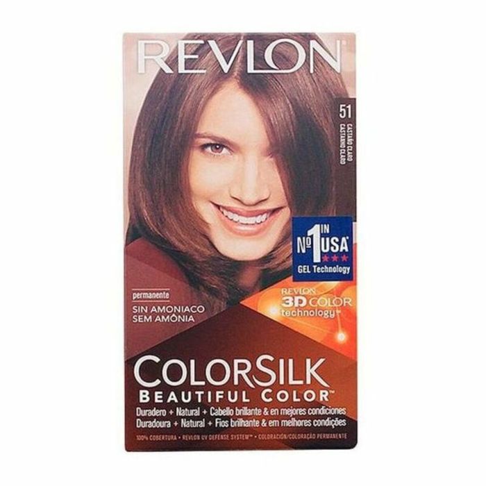 Teinture sans ammoniaque Colorsilk Revlon CLK00008 (1 Unités)