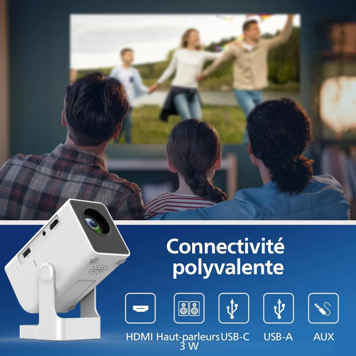 Philips NeoPix 140 - Projecteur Vidéo LED - HD 720p - Wi-Fi - Blanc - Réf. AABOI94993 4