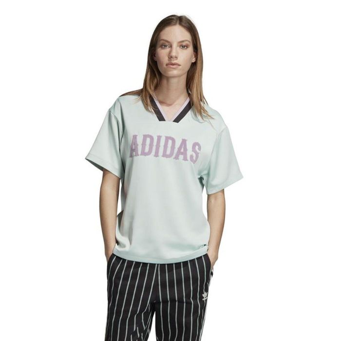T-shirt à manches courtes femme Adidas Originals Boyfriend Aigue marine S 9