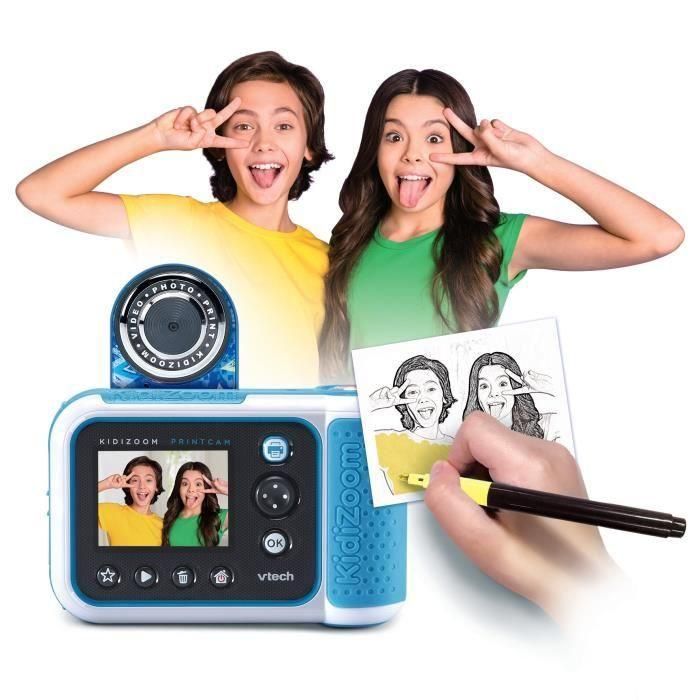 VTECH - KIDIZOOM PRINT CAM GRAFFITI - Bleu 4 VTECH - KIDIZOOM PRINT CAM GRAFFITI - Bleu 4