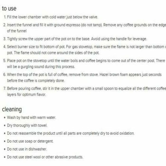 Cafetière Italienne Bialetti 0001165/X4 Argenté Métal Acier inoxydable Aluminium 1 L 5