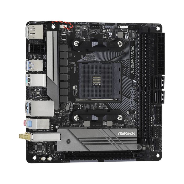 Carte Mère ASRock A520M-ITX/AC AMD AM4 AMD 2