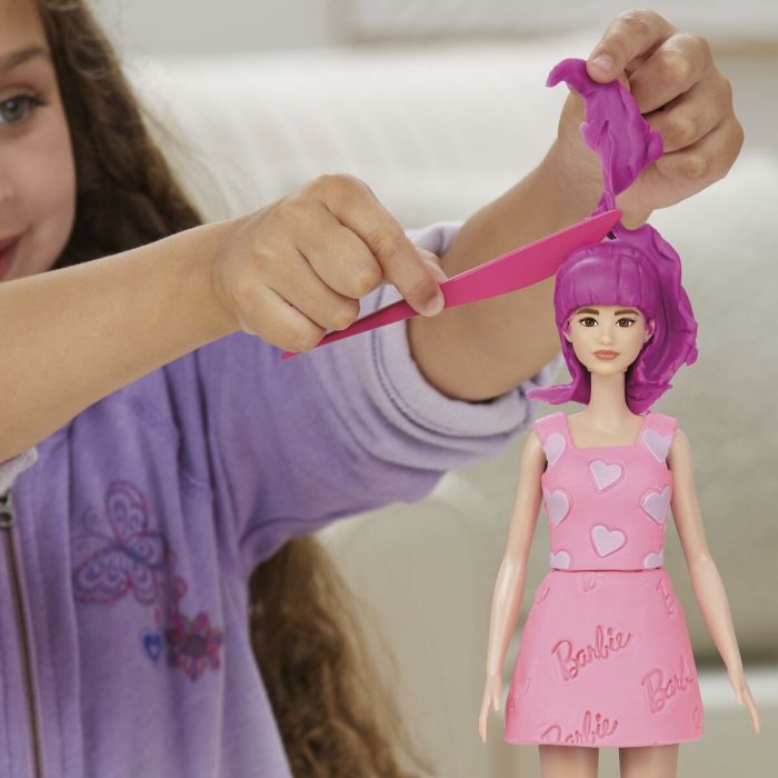 Pâte à modeler en argile Play-Doh Barbie Hearts & Hair Multicouleur 3