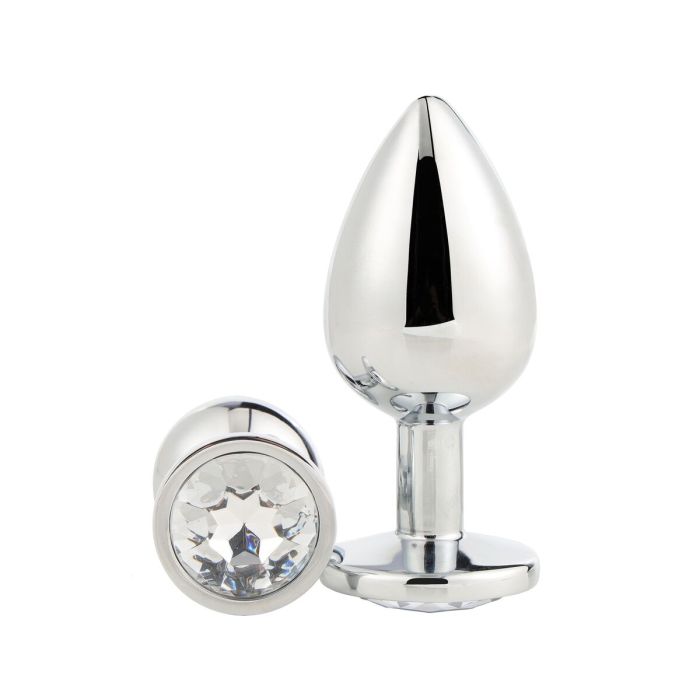 Plug Anal Dream Toys Gleaming Love Argenté 8 Plug Anal Dream Toys Gleaming Love Argenté 8