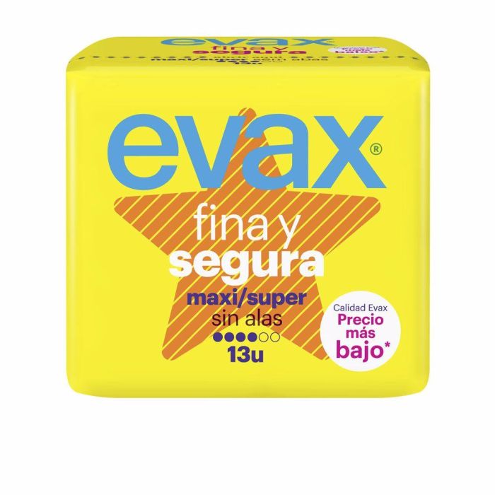 Evax Fina&Amp;Segura Maxi Serviettes 13 Unidades