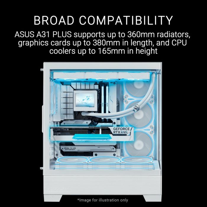 Boîtier ATX semi-tour Asus 90DC00R3-B19000 Blanc 5