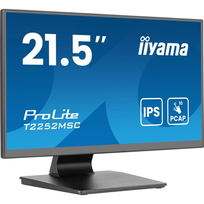 IIYAMA 54.5cm (21.5") T2252MSC-B2AG 16:9 Touch HDMI+2USB+DP 6