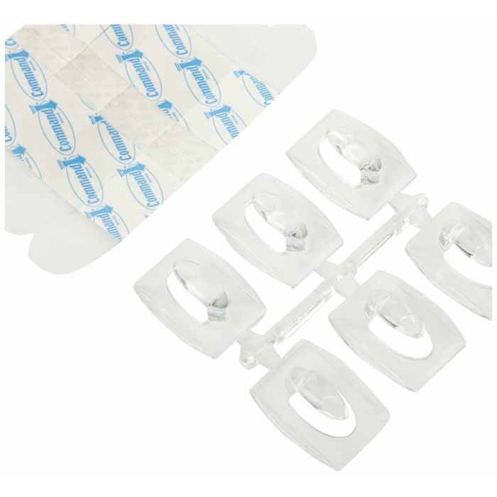 Crochet pour suspendre 3M 225 g Transparent Plastique (6 Unités) 1