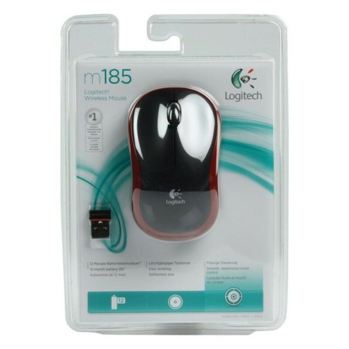 Souris Optique Sans Fil Logitech 910-002237 Rouge 1