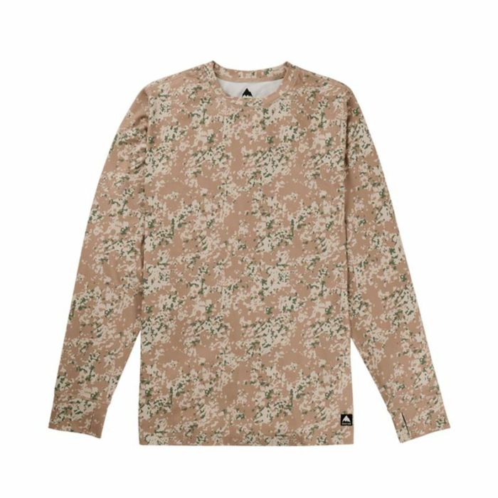 Sweat sans capuche homme Burton Mdwt Crew Snowfall Camo Blanc Beige