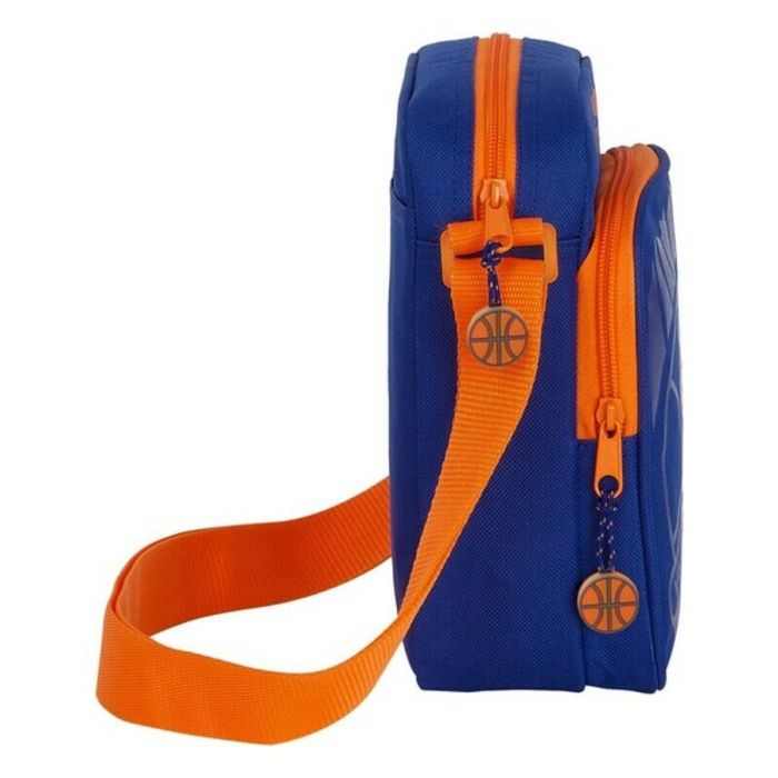 Sac bandoulière Valencia Basket Bleu Orange (16 x 22 x 6 cm) 1 Sac bandoulière Valencia Basket Bleu Orange (16 x 22 x 6 cm) 1