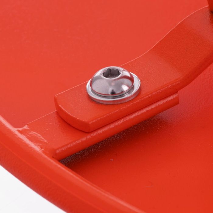 Table d'appoint Marzia Rouge Acier 70 x 70 x 40 cm 2