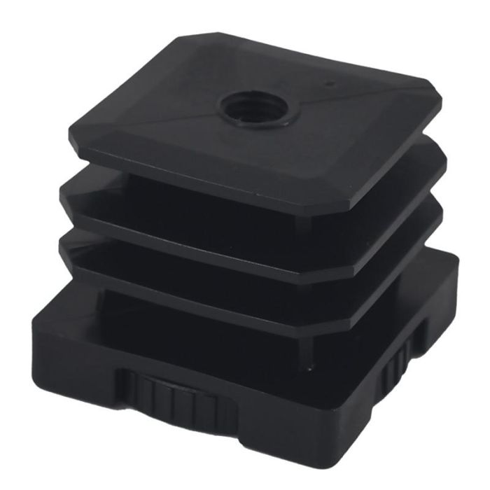 Contera Cuadrada Rido-C 50X50 M8 Acabados Gris Y Negro Acabado Negro Herrajes Alk 1 Contera Cuadrada Rido-C 50X50 M8 Acabados Gris Y Negro Acabado Negro Herrajes Alk 1