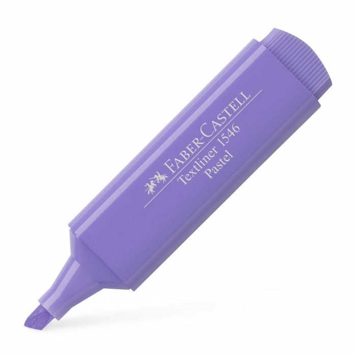 Marqueur Faber-Castell Textliner 1546 Pastel Lila (10 Unités) 1