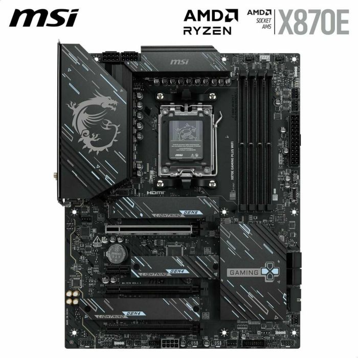 Carte Mère MSI X870E GAMING PLUS WiFi AMD X870E AMD AM5 11
