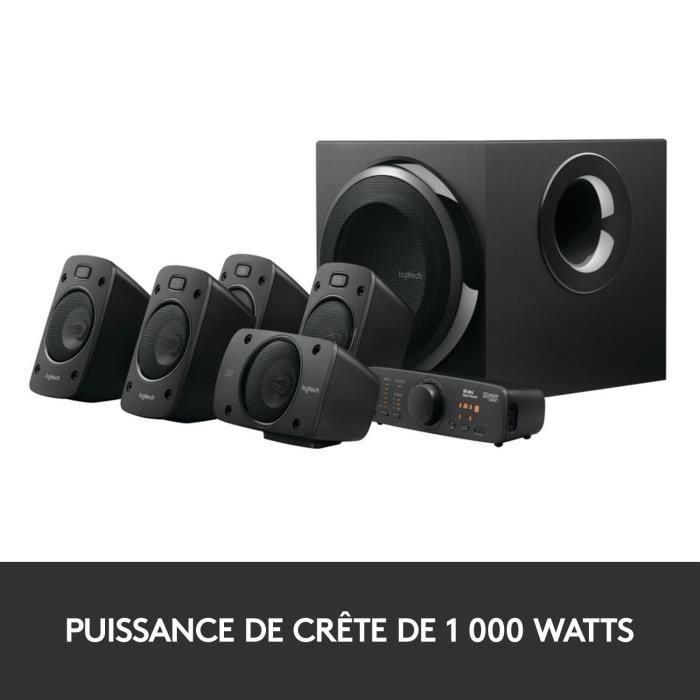 Enceinte PC - Filaire - Logitech - Z906 - Noir 2
