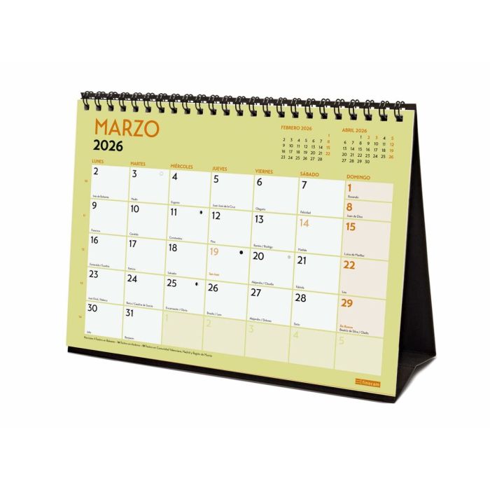Calendrier de bureau Finocam Multicouleur Papier 21 x 15 cm 1