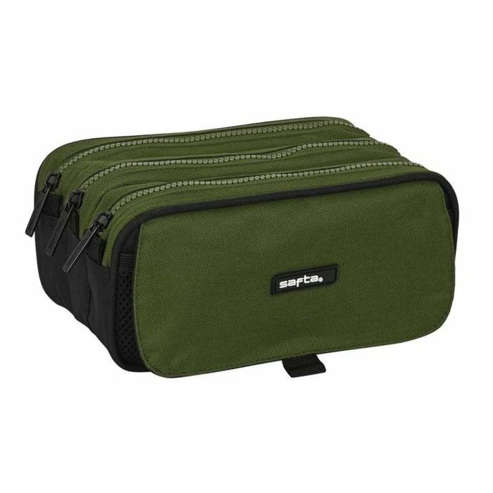Trousse Fourre-Tout Triple Safta Dark Forest Vert 21,5 x 10 x 8 cm 0 Trousse Fourre-Tout Triple Safta Dark Forest Vert 21,5 x 10 x 8 cm 0