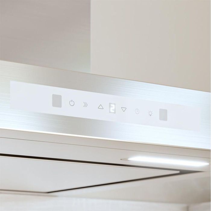 Hotte Conventionnelle Cecotec Bolero Flux TT 608000 Slim Glass 60 cm Blanche A++ 2 Hotte Conventionnelle Cecotec Bolero Flux TT 608000 Slim Glass 60 cm Blanche A++ 2