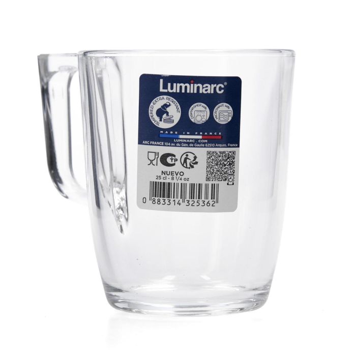 Mug Vidrio Nuevo Luminarc 25 cL 5 Mug Vidrio Nuevo Luminarc 25 cL 5