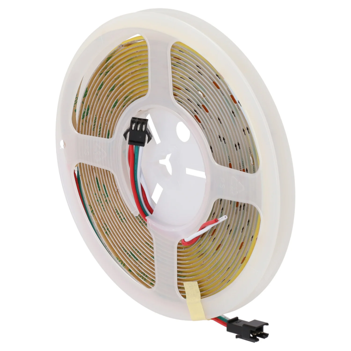 Tira LED COB Digital IC 2811, 12W/m, 24VDC, IP20, 6000K, Rouleau 5m 3