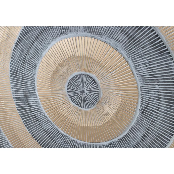 GINER Y COLOMER Tête de lit ou panneau décoratif en MDF doré et marron, 120 x 120 x 3 cm 1 GINER Y COLOMER Tête de lit ou panneau décoratif en MDF doré et marron, 120 x 120 x 3 cm 1