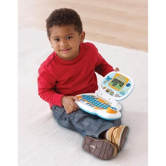 Ordinateur Éducatif Enfant VTECH P'tit Genius Ourson Bleu - Multicolore - Mixte - 24 mois - 2 ans 3