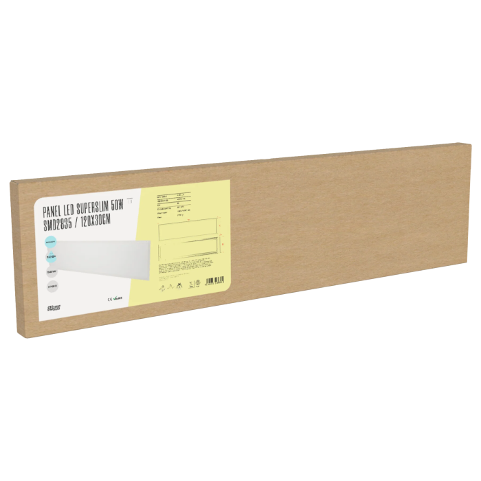 BX3 LIGHT Panel LED modular 1200x300 mm 50W 6000 K blanc froid, éclairage homogène pour plafond, BX3-PBD-30120-CW