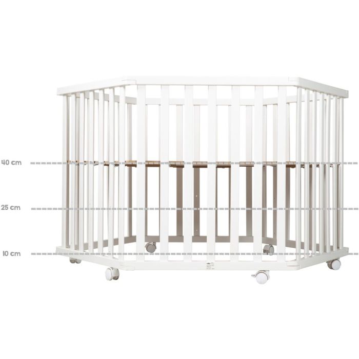 Parc de jeux ROBA Fox & Bunny Blanc Gris 66 X 19 X 70 CM 8 Parc de jeux ROBA Fox & Bunny Blanc Gris 66 X 19 X 70 CM 8