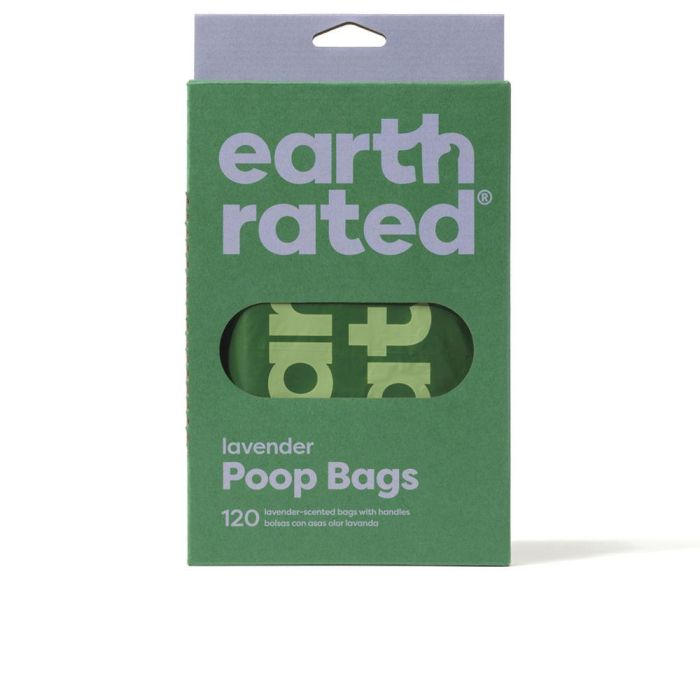 Earth Rated Bolsas Asas Mascota #Lavanda 120 Unidades