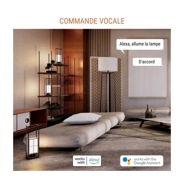 Mini prise intelligente - KONYKS - Priska Max Black FR - Wi-Fi+BT - 16A - Blanc 4 Mini prise intelligente - KONYKS - Priska Max Black FR - Wi-Fi+BT - 16A - Blanc 4