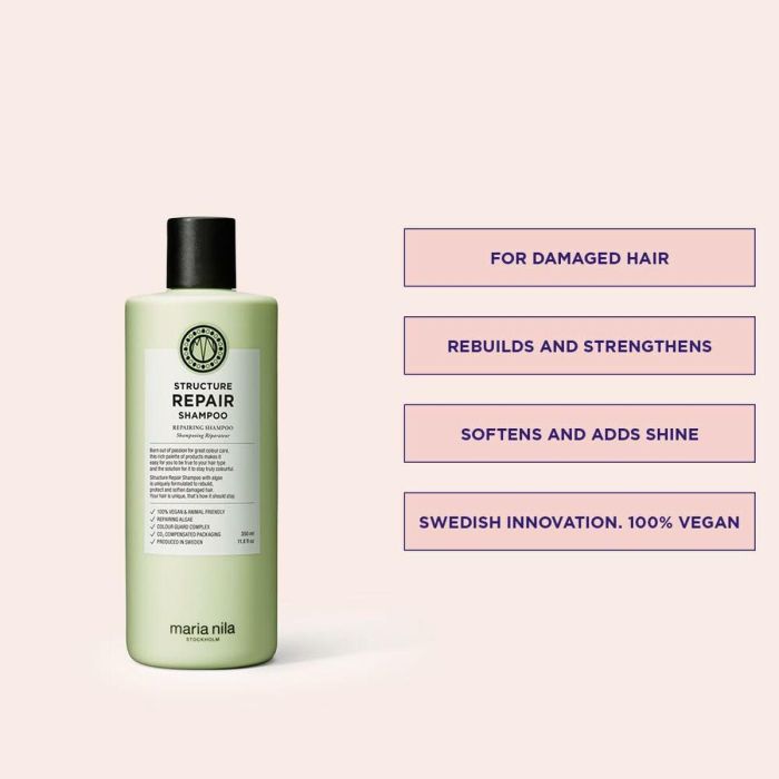 Shampooing Maria Nila STRUCTURE REPAIR 350 ml 4