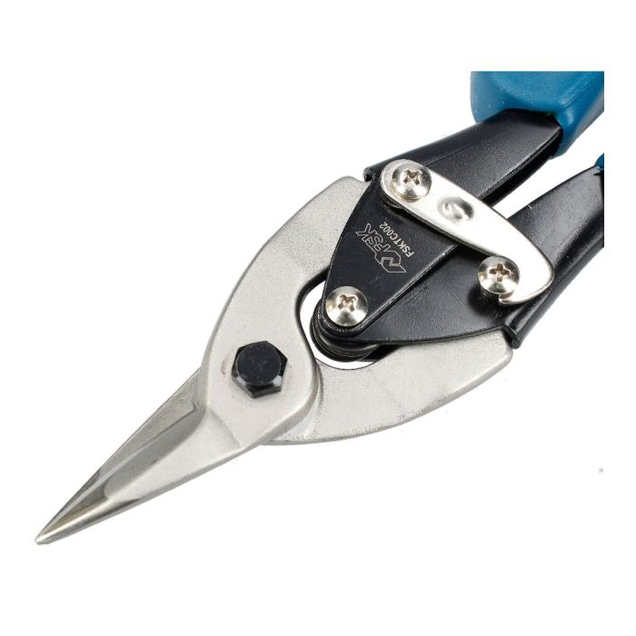 Ciseaux Coupe tôle Ferrestock Bleu 1,25 mm 250 mm Alliage 4