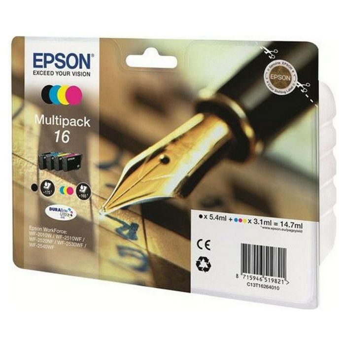 Cartouche d'encre originale Epson Multipack 16 Jaune Noir Cyan Magenta 0 Cartouche d'encre originale Epson Multipack 16 Jaune Noir Cyan Magenta 0
